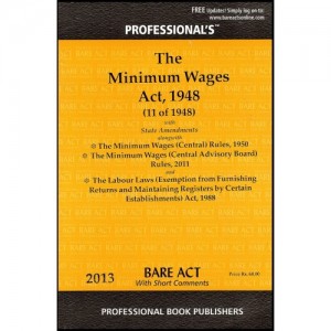 Professional's Minimum Wages Act, 1948 Bare Act